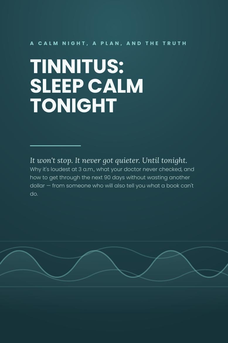 TINNITUS: Sleep Calm Tonight — book cover